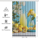 Cheery Lemonade Summer Shower  Curtain