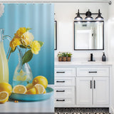 Cheery Lemonade Summer Shower  Curtain