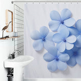 ChicPeriwinkle Periwinkle Shower Curtain