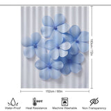 ChicPeriwinkle Periwinkle Shower Curtain