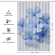 ChicPeriwinkle Periwinkle Shower Curtain