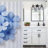 ChicPeriwinkle Periwinkle Shower Curtain