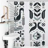 Chic Simple Scandinavian Shower Curtain