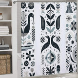 Chic Simple Scandinavian Shower Curtain