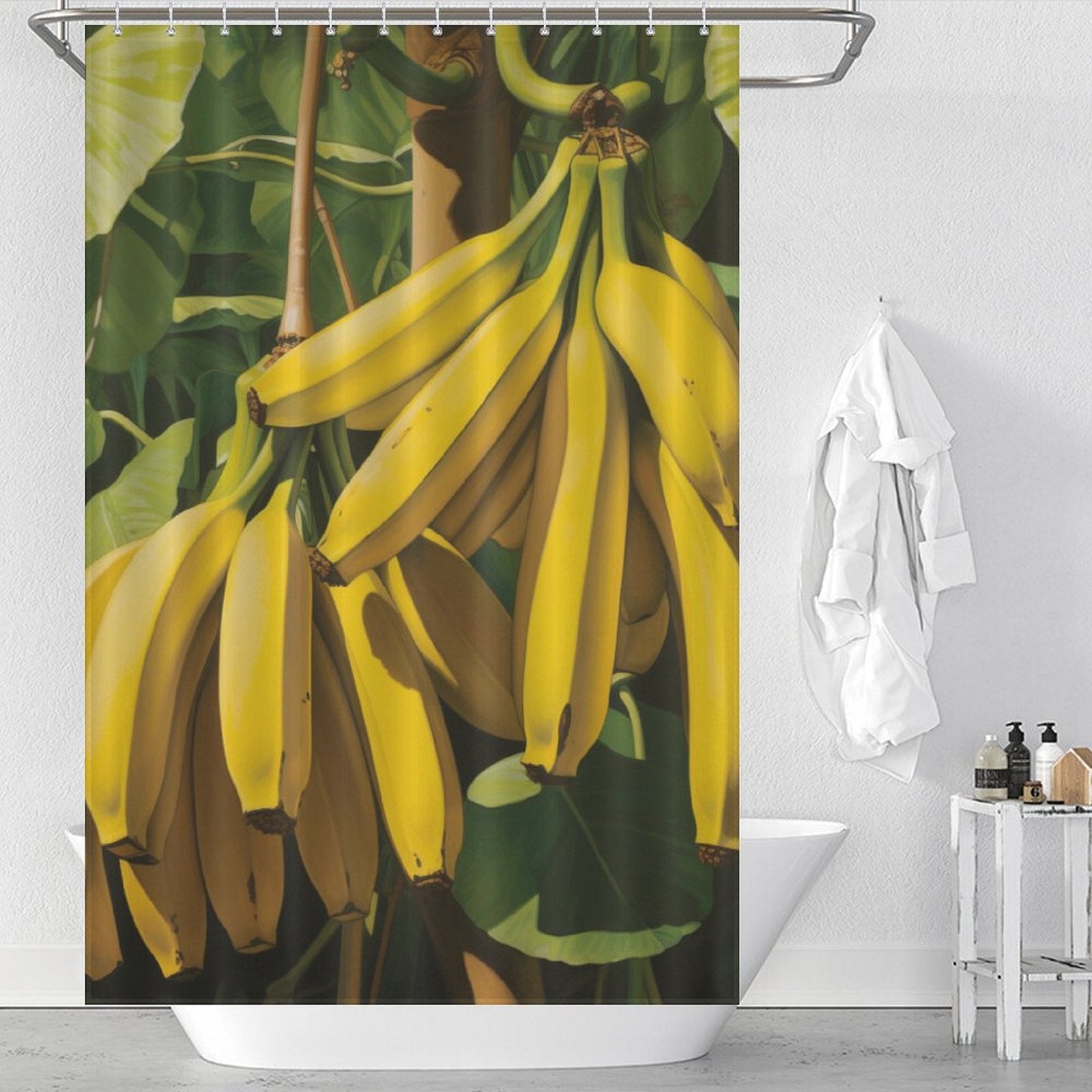 Cluster Banana Shower Curtain