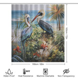 Coastal Pelican Beach Shower Curtain 