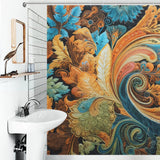 Colorful Paisley Shower Curtain