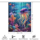 Colorful Underwater Shower Curtain