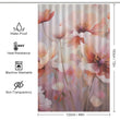 Colorful and Whimsical Watercolor Floral Shower Curtain