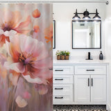 Colorful and Whimsical Watercolor Floral Shower Curtain