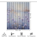 CoolLavender Periwinkle Shower Curtain