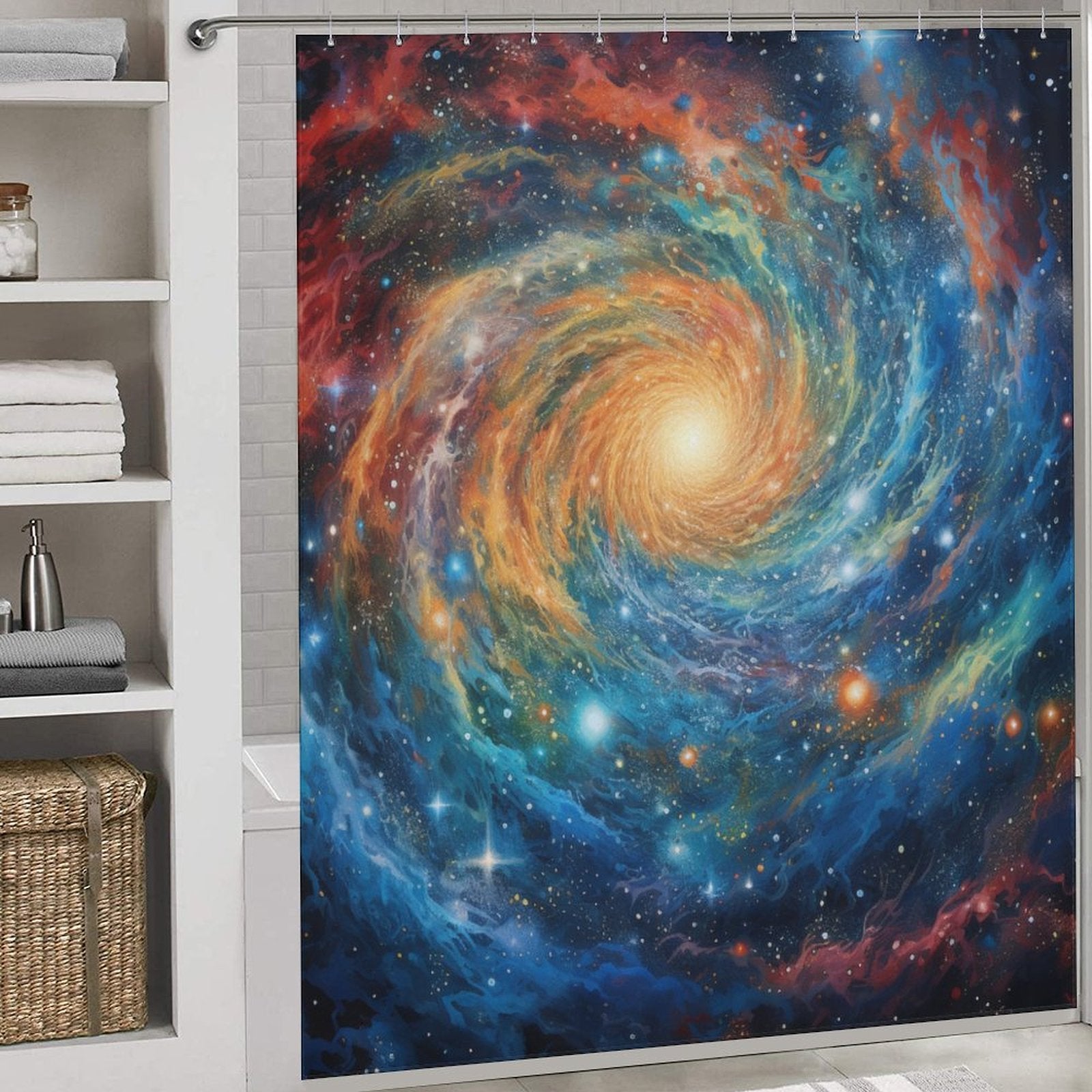 Cosmic Adventure Space Shower Curtain