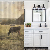 Countryside Comfort Cow Shower Curtain
