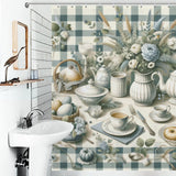Cozy Gingham Shower Curtain