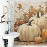 Cozy Pumpkin Shower Curtain