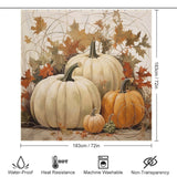 Cozy Pumpkin Shower Curtain