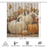 Cozy Pumpkin Shower Curtain