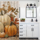 Cozy Pumpkin Shower Curtain