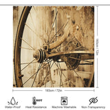 Cruiser Bicycle Shower Curtain