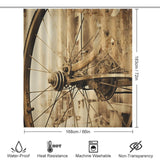 Cruiser Bicycle Shower Curtain