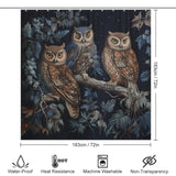 Curious Owl Shower Curtain