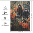 Curious Primates Monkey Shower Curtain