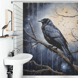 DarkArt Raven Shower Curtain