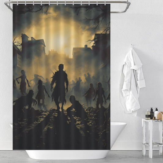Dark Fantasy Zombie Shower Curtain