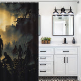 Dark Fantasy Zombie Shower Curtain