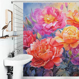 Delicate and Captivating Watercolor Floral Shower Curtain