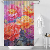 Delicate and Captivating Watercolor Floral Shower Curtain