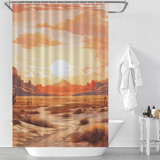 Desert Sunset Shower Curtain