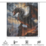 Dragon Shower Curtain Fantastical 