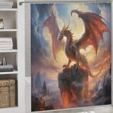 Dragon Shower Curtain Mythical Realm 