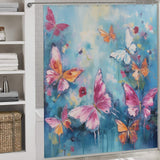 Educational Butterfly Showcase Shower Curtain