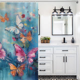 Educational Butterfly Showcase Shower Curtain