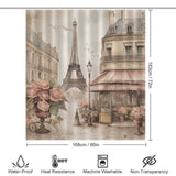 Elegance Floral French Shower Curtain