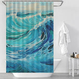 Elegance Turquoise Shower Curtain