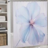 ElegantFlair Periwinkle Shower Curtain