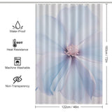 ElegantFlair Periwinkle Shower Curtain