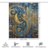 Elegant Paisley Shower Curtain