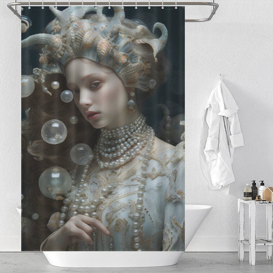 Elegant Pearl Shower Curtain
