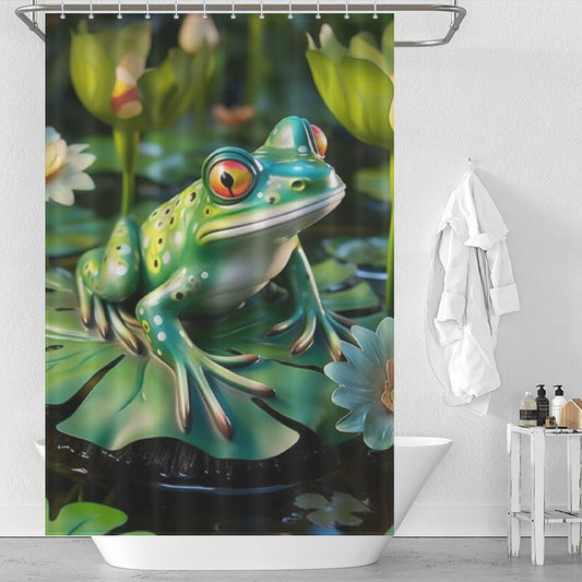 Enchanted Realm Frog Shower Curtain