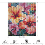 EnchantingFlora Hibiscus Shower Curtain