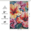 EnchantingFlora Hibiscus Shower Curtain