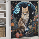 EnigmaticCharm Cat Shower Curtain