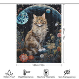 EnigmaticCharm Cat Shower Curtain