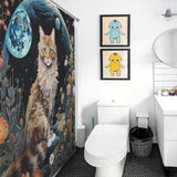 EnigmaticCharm Cat Shower Curtain