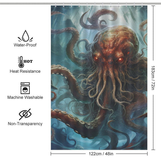 Epic Kraken Shower Curtain