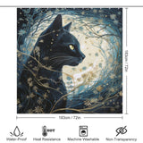 FelineSpiritArt Cat Shower Curtain